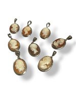 Pendente Mandile 1922 Donna Cammei  in Argento Conchiglia 2MCICM227 - 2MCICM227